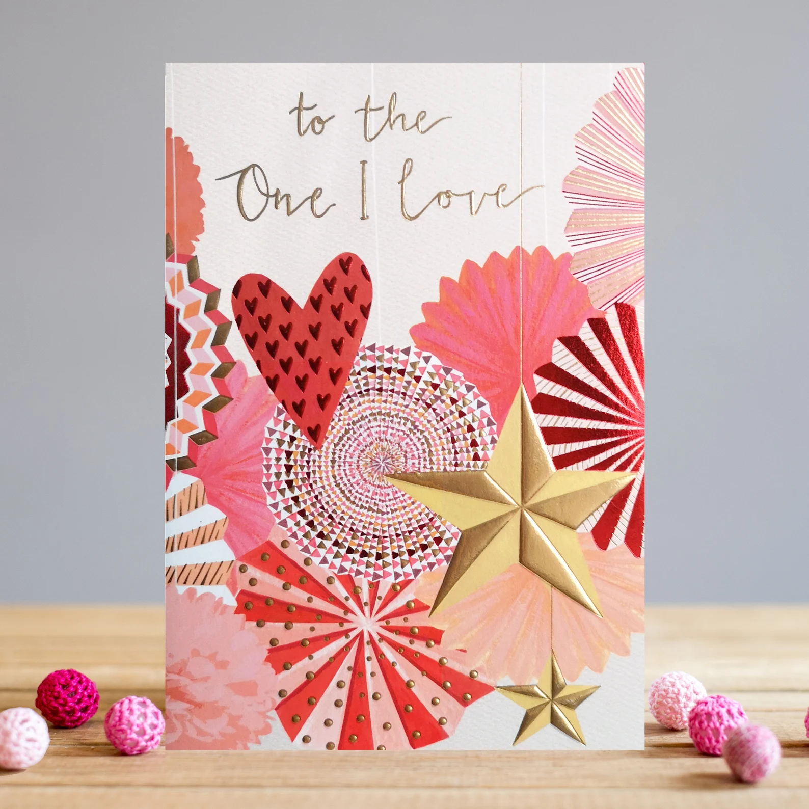 ‘To the one I love’ card.