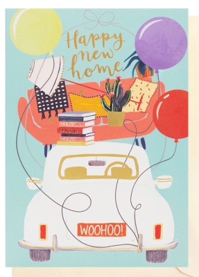 ‘Happy New Home’ card, blank inside for us to hand write your message.
